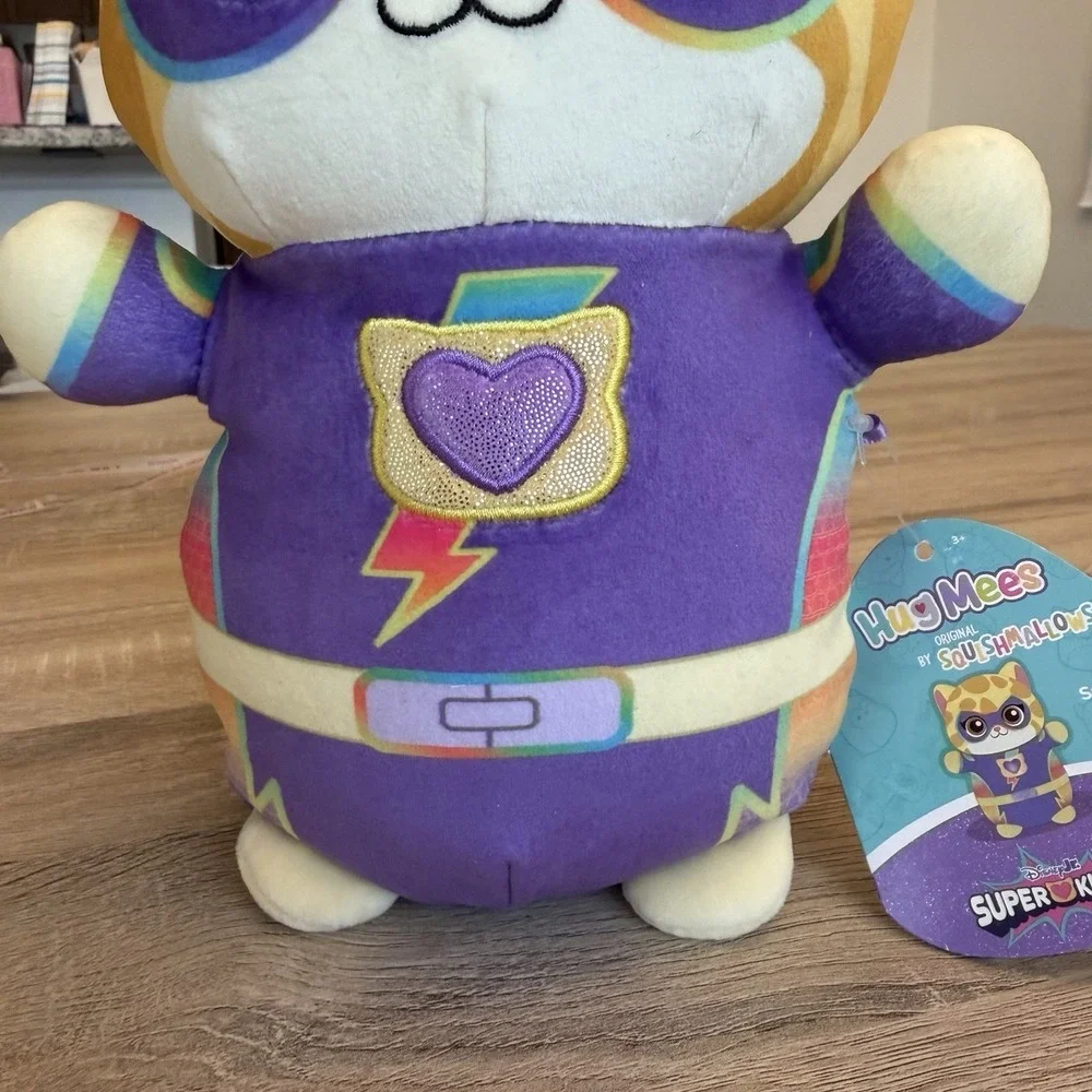 Squishmallows Hug Mees Disney Jr SuperKitties Sparks‎ Cat 10